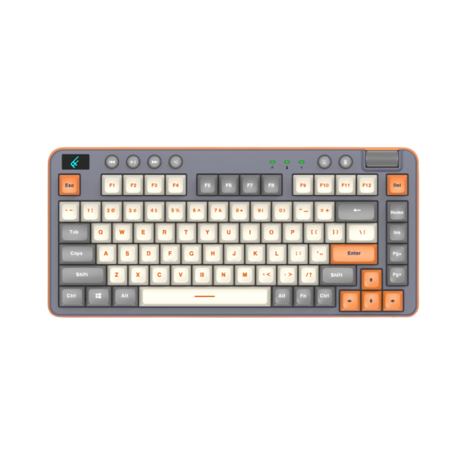 Pudding 82 Keys RGB Wireless Mechanical Keyboard USB Hot Swappable Gaming Keyboard LED Backlit Computer PC