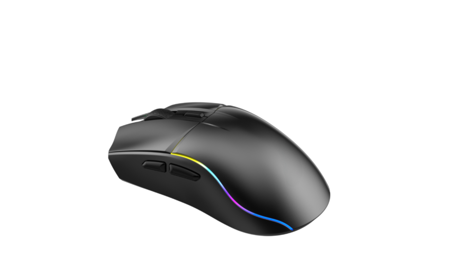 Wired RGB Gaming Mouse 500M Clicks Adjustable DPI 825 to 12800 High Precision Optical Sensor Durable Ergonomic Design