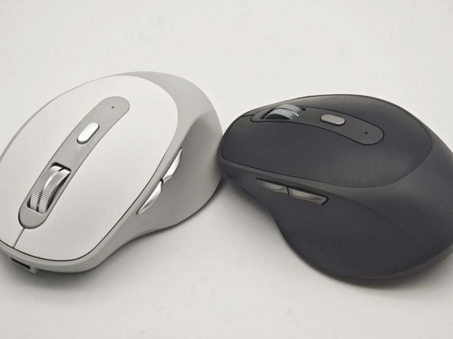 Dual Mode 2.4GHz Wireless Mouse 3200DPI Rechargeable Ergonomic Design for PC Mac Laptop
