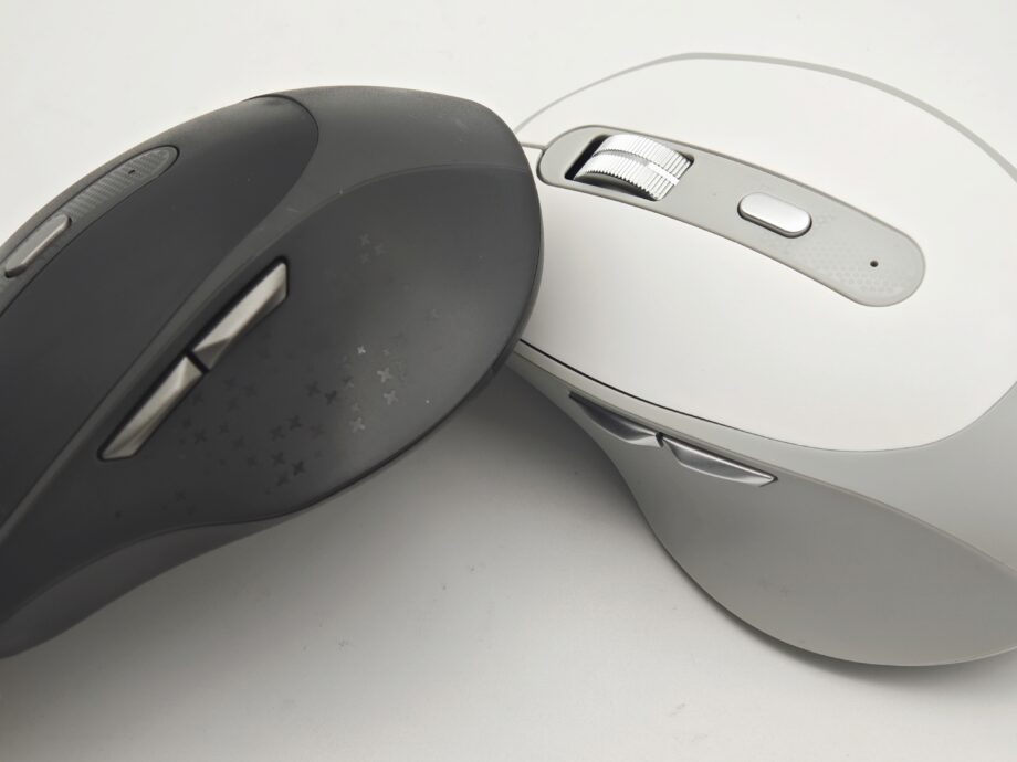 Dual Mode 2.4GHz Wireless Mouse 3200DPI Rechargeable Ergonomic Design for PC Mac Laptop