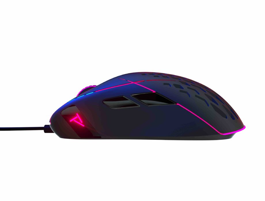 Lightweight Ambidextrous Gaming Mouse 12,000 DPI 8+1 Buttons Wired/Dual Mode 78g Design